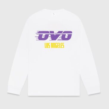 NBA Lakers Longsleeve OVO T Shirt